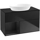 Villeroy & Boch Tvättställsskåp Finion med 2 Lådor Hylla och Bänkskiva för Fristående från Artis Collaro FA12PDPD