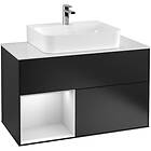 Villeroy & Boch Tvättställsskåp Finion med 2 Lådor Hylla och Bänkskiva för Centrerat F111MTPD