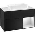 Villeroy & Boch Tvättställsskåp Finion med 2 Lådor Hylla och Bänkskiva för Fristående G251MTPD