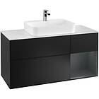 Villeroy & Boch Tvättställsskåp Finion med 3 Lådor Hylla och Bänkskiva för Ytmonterat G421HGPD