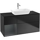 Villeroy & Boch Tvättställsskåp Finion med 3 Lådor Hylla och Bänkskiva för Fristående från Artis Collaro F822HGPD