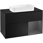 Villeroy & Boch Tvättställsskåp Finion med 2 Lådor Hylla och Bänkskiva för Fristående G252GKPD