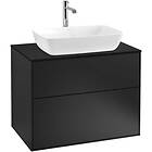 Villeroy & Boch Tvättställsskåp Finion med 2 Lådor och Bänkskiva för Fristående från Artis Collaro F75200PD