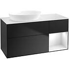 Villeroy & Boch Tvättställsskåp Finion med 3 Lådor Hylla och Bänkskiva för Ocentrerat från Artis Collaro FA51GFPD