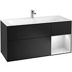 Villeroy & Boch Tvättställsskåp Finion med 3 Lådor och Hylla för Inbyggt F070MTPD