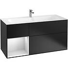 Villeroy & Boch Tvättställsskåp Finion med 3 Lådor och Hylla för Inbyggt F060MTPD