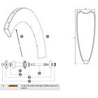 Mavic Cxr Ultimate 80 T 2013 Front 10 Units Svart 232 mm