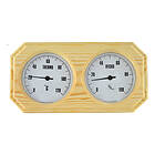 Saunia Termo - Och Hygrometer,M 8-Kant 25X12Cm Furu