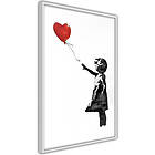 Artgeist Poster Affisch Banksy Girl with Balloon A3-POprp0964l_brA