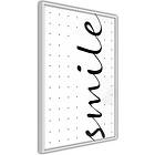 Artgeist Poster Affisch Black and White Smile A3-POprp0837l_brA