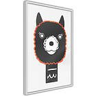 Artgeist Poster Affisch Decorative Alpaca A3-POprp1253l_brA