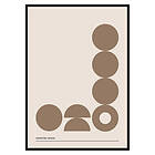 Gallerix Poster Geometric Graphic Beige No2 2588-70x100