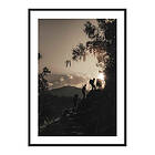 Gallerix Poster Hikers Climbing 3660-21x30
