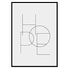 Gallerix Poster Hope Typo 2972-21x30G