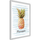 Artgeist Poster Affisch Pineapple and Stripes A3-POprp0478l_brA