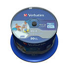 Verbatim BD-R 25GB 6x 50-pack Cakebox Wide Inkjet