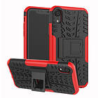 Lux-Case IPhone 9 mobilskal plast silikon utfällbart däckdesign Röd