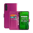 Realme Mobilplånbok 3-kort X50 Pro 5G Rosa