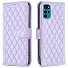 Skalo Motorola Moto G22 BINFEN COLOR Quiltat Plånbok Lila