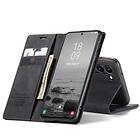 CaseMe Smart Magnet FlipCase Galaxy S23 Plus Svart