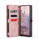 Multiplånbok CaseMe 11-kort Galaxy S23 Plus Rosa