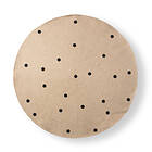 Ferm Living Teppe rund Black dots
