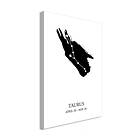Arkiio Tavla Zodiac Signs Taurus (1 Part) Vertical 40x60 A3-N8231