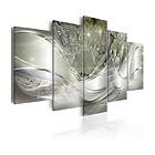 Arkiio Tavla Sparkling Dandelions Green Wide 5 200x100