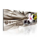 Arkiio Tavla Zen Composition Orchid Bamboo And Stones 135x45