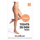 Crossbow Tights Sun Tan 20 Den 5-pack 36/44