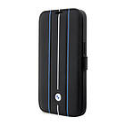 BMW Etui BMBKP14X22RVSK iPhone 14 Pro Max 6.7 czarny/black bookcase Leather Stam