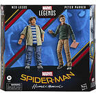 Marvel Legends Spiderman Homecoming Peter Parker and Ned Leeds set 2 figures 15cm