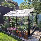 Metalcraft Växthus 9.6 kvm Rektangulär 9.56 m2, glas, pc-tak
