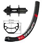 Winora Dt Swiss 545 Disc 6a Qr Deore 26´´ Rear Wheel Svart 10 x 135 mm