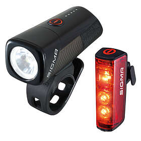 Sigma 400 Fl & Blaze Flash Front And Rear Light Kit Svart 400 Lumens