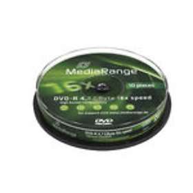 MediaRange DVD-R 4,7GB 16x 10-pakning Spindel