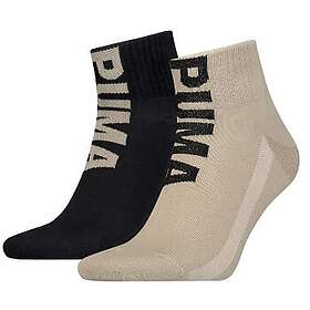 Puma 2-pack Men Logo Quarter Socks (Herre)