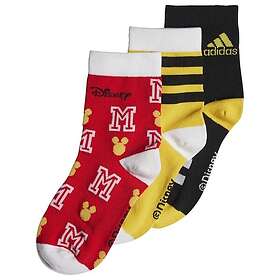 Adidas x Disney Mickey Mouse Socks 3 Pairs Svart kids HT6407