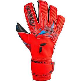 Reusch Målvaktshandske Attrakt Gold X Evolution Cut Electric Red Rød/Blå/Svart a