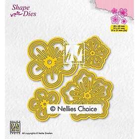 Nellie Snellen Shape Die Set of Flowers