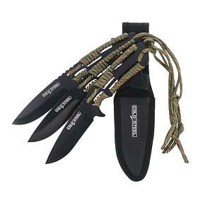 Cold Steel Throwing Knives With Paracord Handle, 3 Pack CS-TH-44KVD3PK