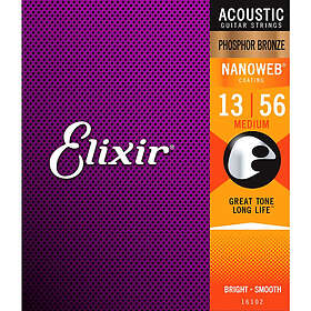 Elixir Nanoweb Phosphor Bronze 013-056 Medium