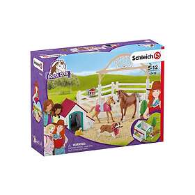 Schleich Horse Club Hannahs gästhus med hunden Ruby Action-figur