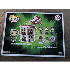 Funko Pop! Ghostbusters . Peter Venkman With Firehouse Viny Movie Figure