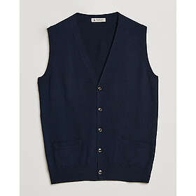 Piacenza Cashmere Sleeveless Cardigan (Herr)