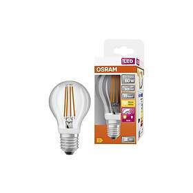 Osram LED STAR+ LED-glödlampa form: A60 klar finish E27 7,3 W varmt vitt ljus 2700 K