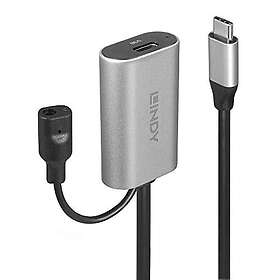 Lindy Active förlängningskabel USB Type-C förlängningskabel 5 m