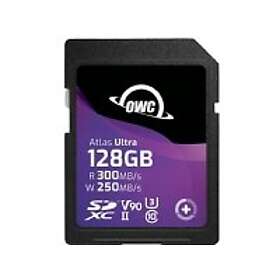 OWC Atlas Ultra, 128 GB, SDXC, UHS-II, 300 MB/s, 250 MB/s, V90