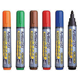 Artline 517 Whiteboard Pennor 6 Färger 2-3 mm