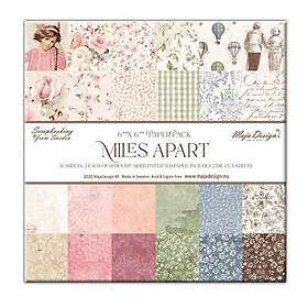 Maja Design Paper Pad 6"x6" Miles Apart 36 ark